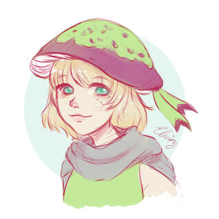 Portrait Sketch + simple color